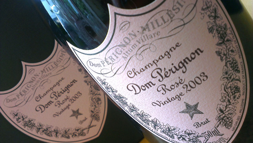 Dom Perignon Rose Champagne 2003